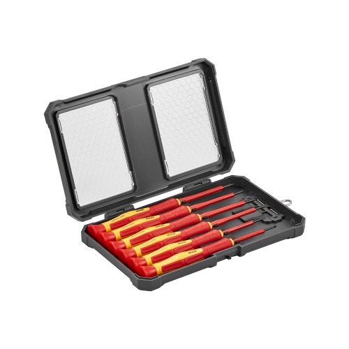 VEVOR  1000V Iinsulated Screwdriver Set, 6-Piece Professional Electrical Screwdriver Set, Nsulated Electrician Tool Set, w Magnetic Phillips Slotted