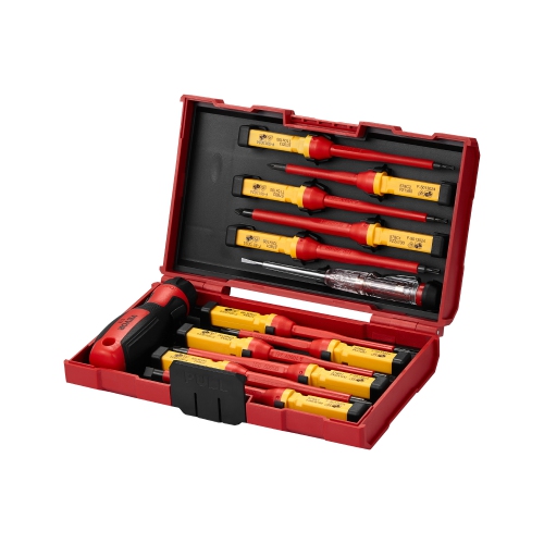 VEVOR 13-Piece Insulated Screwdriver Set, Professional Electrical Screwdriver Set, 1000V Insulated Electrician Tool Set, with Magnetic Phillips