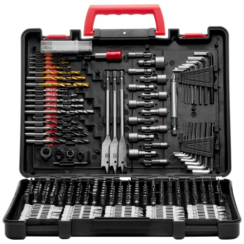 VEVOR 318 Pieces Drill Bit Set, Drill and Driver Bit Set, Screwdriver Bit Set Suitable for Wood Metal Cement Drilling and Screw Driving, Drill Bit