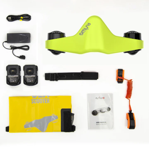 HYPER GOGO Underwater Scooter, Sea Scooter Dual Motors with Dual * 126wh Batteries for Kids/Adults, Water Scooter 40M Waterproof for Scuba Diving