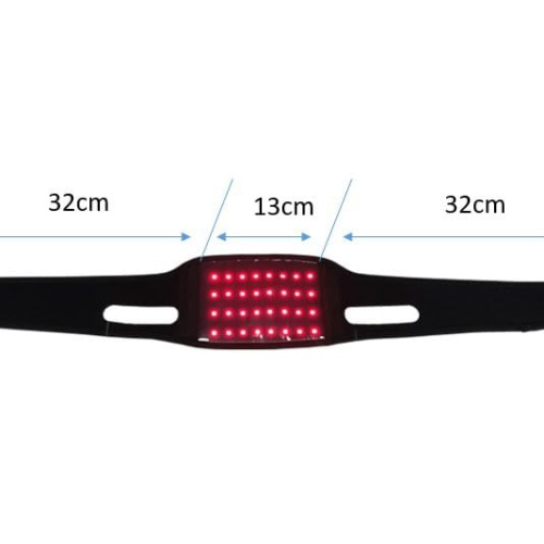 Bras de cou rechargeable visage en V Prêt-à-porter Thérapie de lumière rouge Ceinture de cou Soins de la peau Utilisation à infrarouge LED de soins