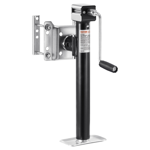 VEVOR 5000 lbs Trailer Jack, Dynamic Load Capacity, Heavy Duty Swivel Bolt-on Trailer Jack, 14.3" Lift Trailer Jack Stand with Handle for RV Trailer,