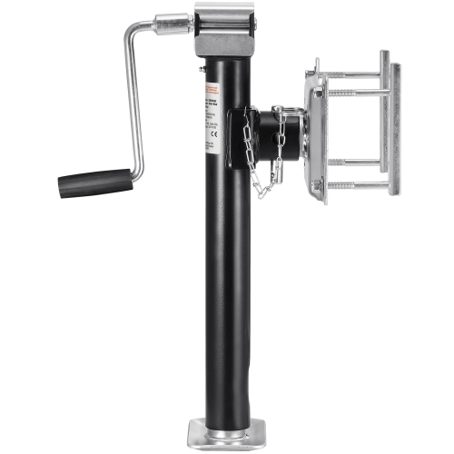 VEVOR 5000 lbs Trailer Jack, Dynamic Load Capacity, Heavy Duty Swivel Bolt-on Trailer Jack, 14.3" Lift Trailer Jack Stand with Handle for RV Trailer,