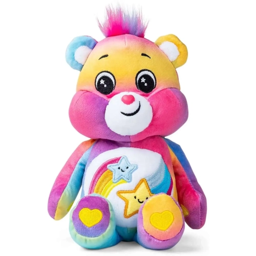 BASIC FUN  Care Bears Plush: Bean Size - Dare to Care Bear 9 Inch Plush