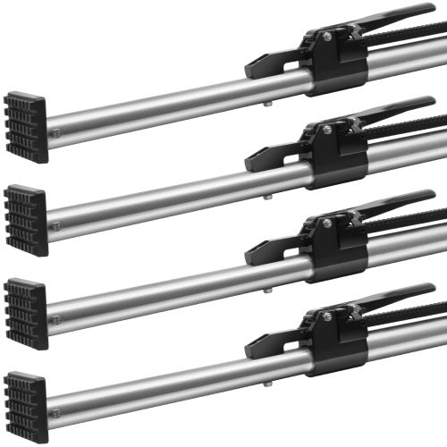 VEVOR  4 PCs Cargo Bar, Cargo Bar Adjustable From 89" to 104", Heavy-Duty Steel Cargo Stabilizer Bar w 309 Lbs Capacity, Truck Bed Load Bar For