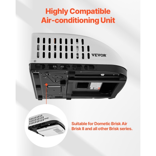 VEVOR 15000 BTU RV Air Conditioner, Non-Ducted Rooftop RV AC, 65 dB Quiet Design, Highly Fit Air-conditioning Unit for Replacing Old Damaged Units,