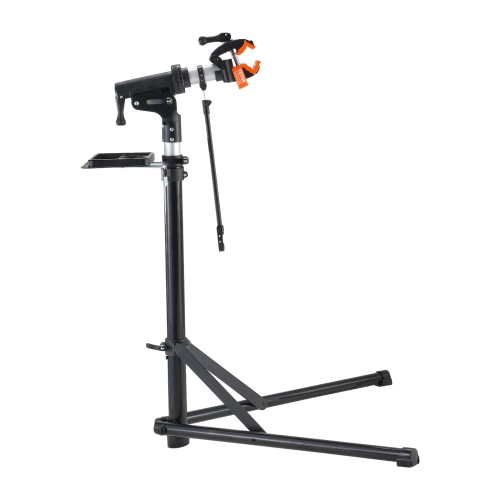 VEVOR 66 lbs Bike Repair Stand, Heavy-duty Aluminum Stand, Adjustable Height Bike Maintenance Workstand with Magnetic Tool Tray Telescopic Arm,