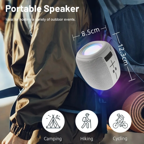 Bluetooth Speaker Wireless Portable Audio BT5.1 Speaker Stock Outdoor Speaker with USB Mini Wireless Speaker - red