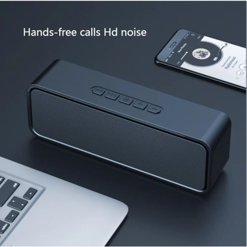 Wireless outdoor loud volume Bluetooth speaker surround home audio computer mobile phone car subwoofer 360 stereo outdoor speaker - blue