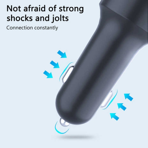 Lampe Atmosphere Car Chargeur de voiture Bluetooth 5,0 Lecteur de voiture Récepteur Bluetooth Émetteur FM Lecteur MP3