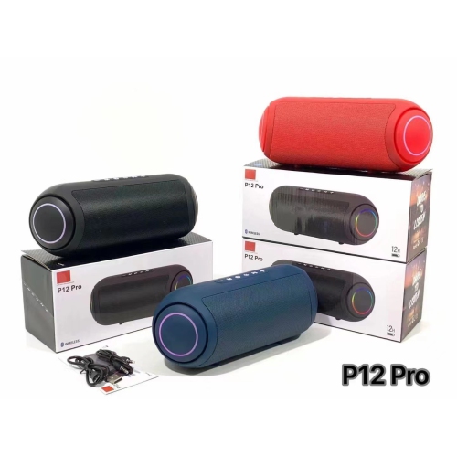 Bluetooth Speaker Outdoor Sports Portable Radio RGB Light, Bluetooth 5.3 Wireless Speaker Voice Prompt - blue