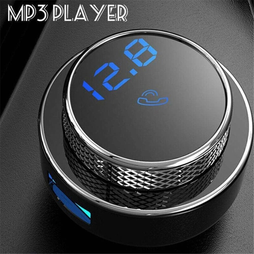 Lecteur MP3 Bluetooth pour l'auto, émetteur FM, chargeur pour l'auto qc3.0 chargeur rapide pour l'auto, allume-cigare