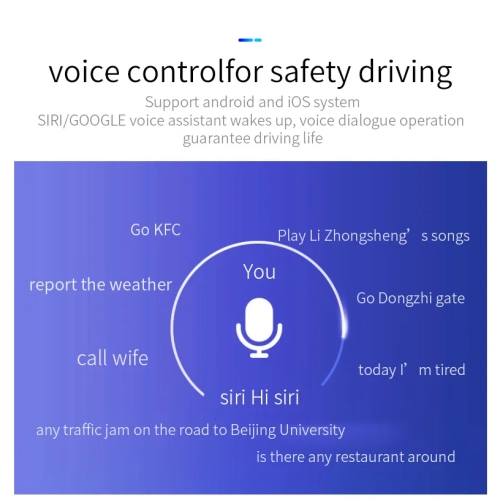 QC3.0 recharge rapide voiture Bluetooth, lecteur MP3 mains libres, émetteur FM atmosphère lumière mains libres transmission FM stéréo chargeur voiture