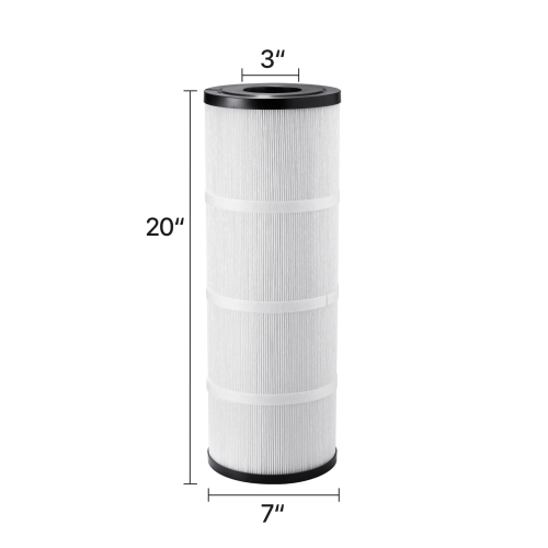 VEVOR 4x 80 Sq. Ft Pool Filter Cartridge, Spa Hot Tub Filter Cartridge Replacement, Compatible with Pentair CCP320, Pleatco PCC80-PAK4, Secure for
