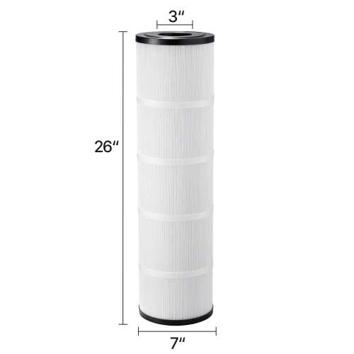 VEVOR 4x 105 Sq. Ft Pool Filter Cartridge, Spa Hot Tub Filter Cartridge Replacement, Compatible with Pentair CCP320, Pleatco PCC80-PAK4l, Secure for