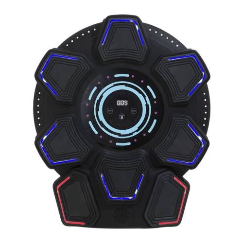 Machine de boxe de musique Bluetooth Home Wall Target Trainer adulte enfant sac de sable de mise en forme Home Fitness boxe cible - noir