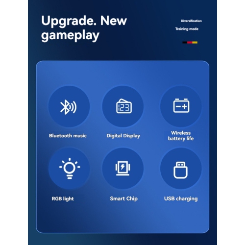 Machine à boxe de musique Équipement de mise en forme intelligent Bluetooth RGB Comptage cible 9 modes de boxe/Universel pour enfants et