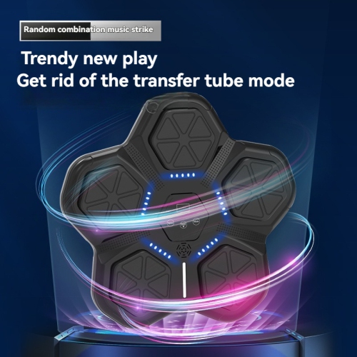 Machine à boxe de musique Équipement de mise en forme intelligent Bluetooth RGB Comptage cible 9 modes de boxe/Universel pour enfants et