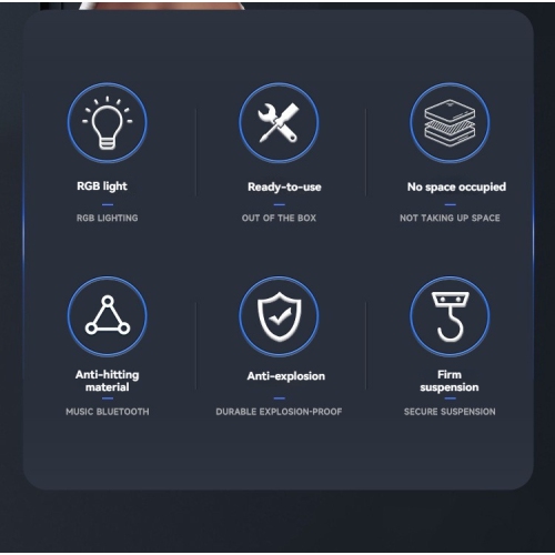 Cible de boxe intelligente | Home Équipement d'entraînement pour enfants Musique Rythme Sandbag Entraînement de boxe mural