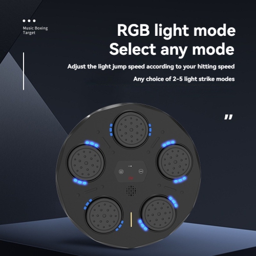 Cible de boxe intelligente | Home Équipement d'entraînement pour enfants Musique Rythme Sandbag Entraînement de boxe mural