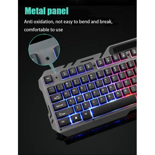 Ensemble clavier et souris de jeu USB rétroéclairé BT390