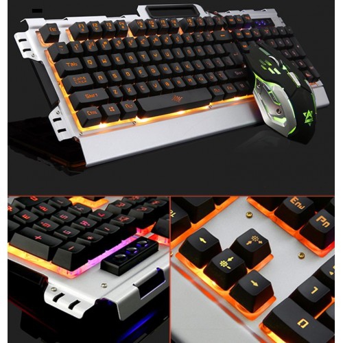 K33 Backlit USB Gaming Keyboard and Mouse Combo