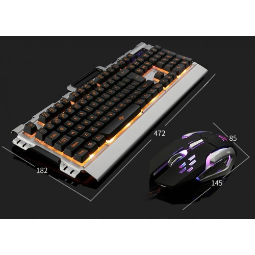 K33 Backlit USB Gaming Keyboard and Mouse Combo