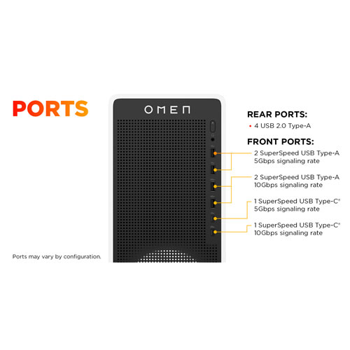 Ordinateur de jeu OMEN 16L de HP - Blanc - Exclusivité Best Buy