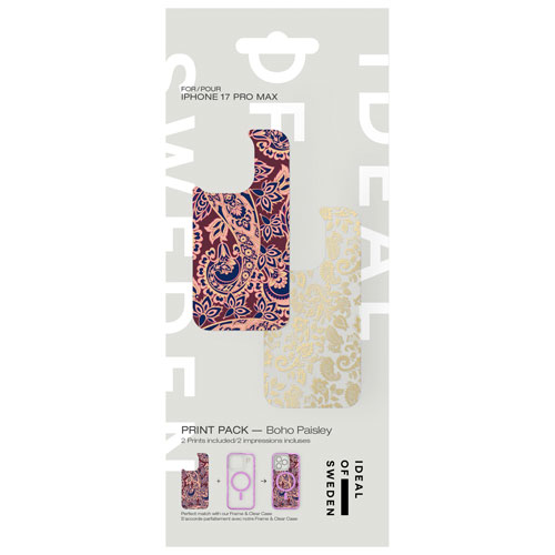 Ideal Of Sweden Print Pack for iPhone 17 Pro Max - Boho Paisley