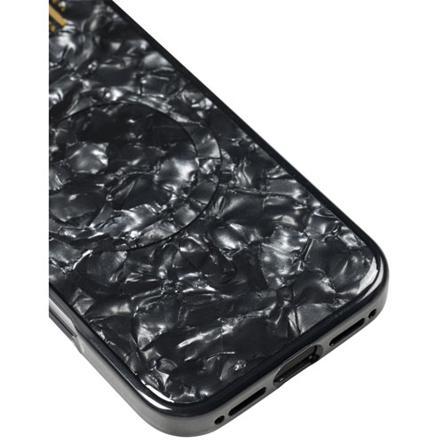 Ideal Of Sweden Pearlised Fitted Hard Shell Case with MagSafe for iPhone 17 - Black