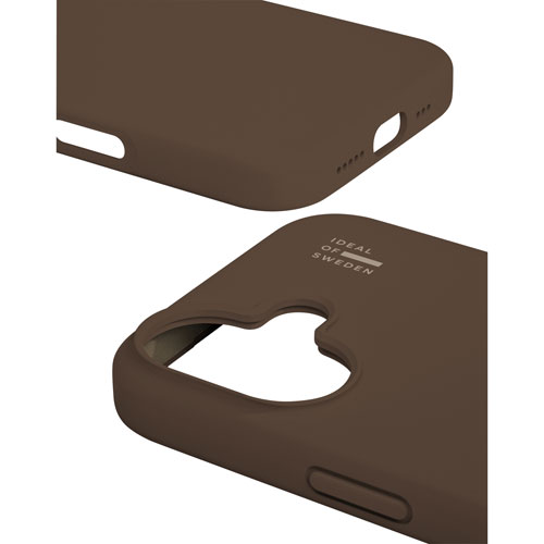 Ideal Of Sweden Silicone Fitted Soft Shell Case with MagSafe for iPhone 17 - Mocha Mousse