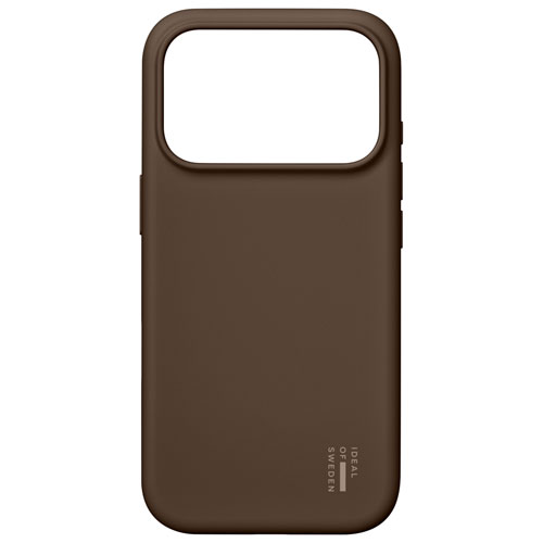 Ideal Of Sweden Silicone Fitted Soft Shell Case with MagSafe for iPhone 17 Pro Max - Mocha Mousse