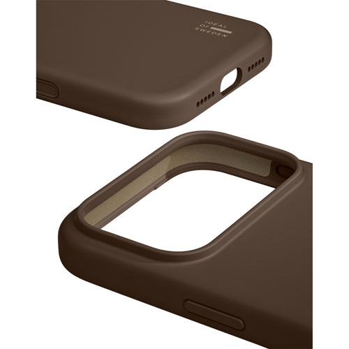 Ideal Of Sweden Silicone Fitted Soft Shell Case with MagSafe for iPhone 17 Pro Max - Mocha Mousse