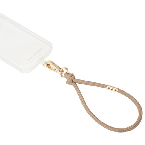 Ideal of Sweden Cord Wristlet Phone Strap - Beige