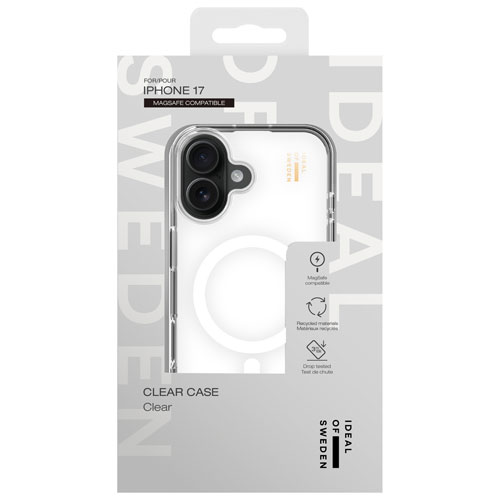 Ideal Of Sweden Fitted Hard Shell Case with MagSafe for iPhone 17 - Clear