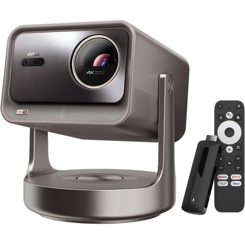 Vidda C2 Ultra 4K Laser Projector – 3000 CVIA Lumens, Short Throw, JBL Audio, MT9679, 240Hz, WiFi 6, Android OS + KD3 Google TV Stick