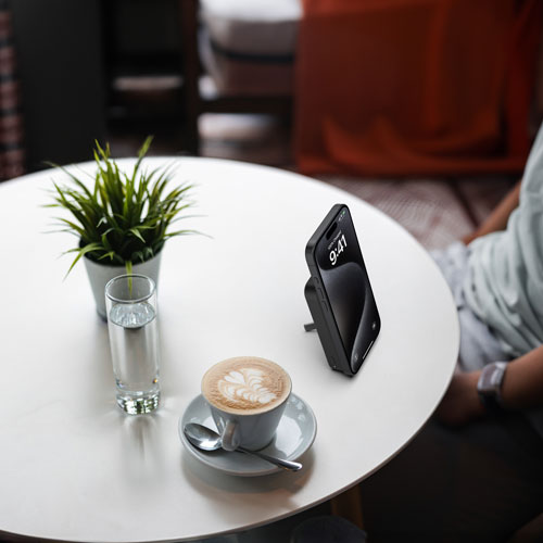 Chargeur portable magnétique de 8000 mAh BoostCharge Pro de Belkin avec chargeur Qi2 de 15 W et câble - Noir