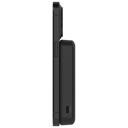 Chargeur portable magnétique de 8000 mAh BoostCharge Pro de Belkin avec chargeur Qi2 de 15 W et câble - Noir