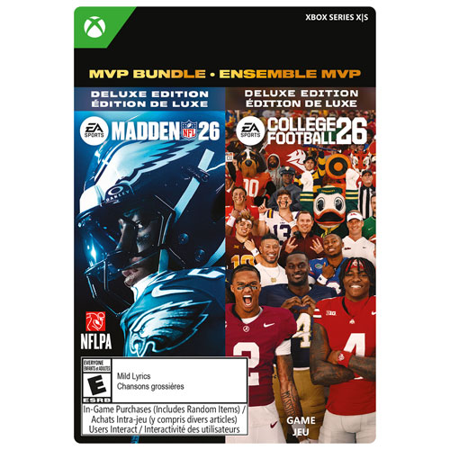 Madden NFL 26 & College Football 26 Deluxe Edition MVP Bundle - Digital Download