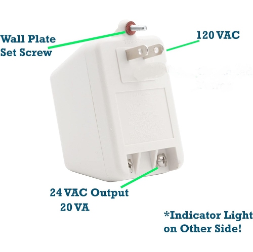 CLASS 2 TRANSFORMER 24VAC 20VA UL APPROVED