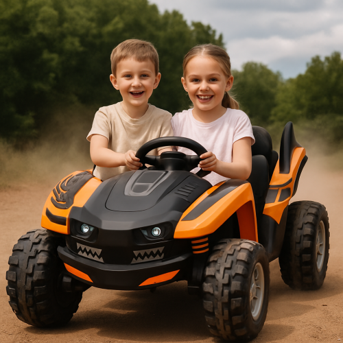 SONICTECK 24VOLTS 4X4 2 SEATER RIDE ON ELECTRIC CAR UTV DUNE BUGGY RUBBER WHEELS SHARK DUNE RACER