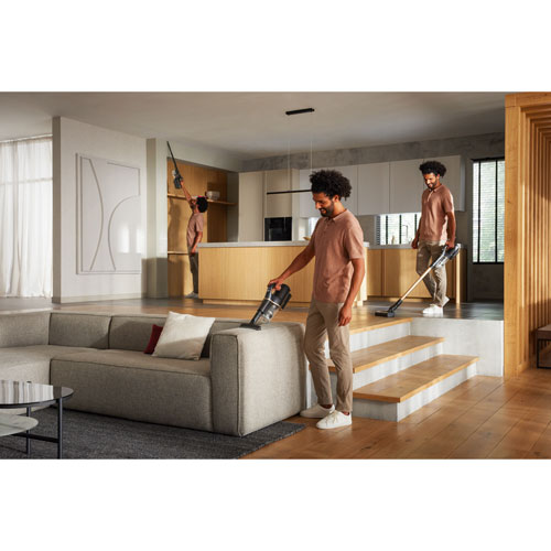 MIELE Duoflex HX1 Total Care Cordless Bagless Stick Vacuum - Obsidian Black / Rose Gold