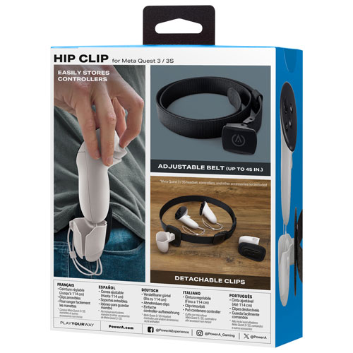 PowerA Hip Clip for Meta Quest 3/3S