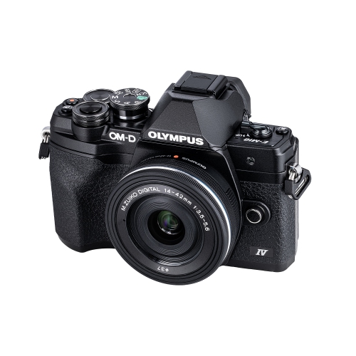 Appareil photo sans miroir OM-D E-M10 Mark IV d'Olympus avec objectif EZ 14-42 mm