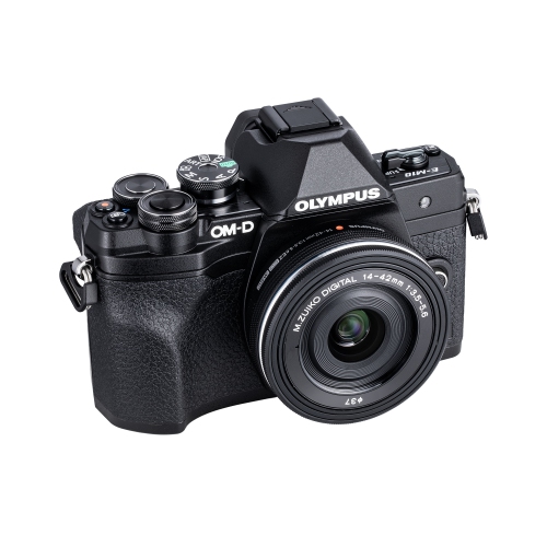 Appareil photo sans miroir OM-D E-M10 Mark IV d'Olympus avec objectif EZ 14-42 mm