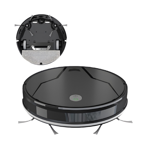 [3500Pa strong suction] intelligent vacuum robot, WIFI/voice control, two-in-one electric water tank, 280ml+480ml large capacity, long battery life