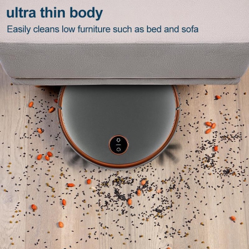 Ultra-thin 3-in-1 sweeping and mopping robot - hurricane suction/intelligent obstacle avoidance/91 minutes of long battery life/slim body/pet hair