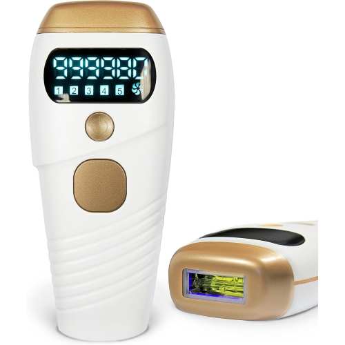 Home Appareil d'épilation IPL photon 5 réglages de vitesse + point de congélation sans douleur Double mode usage du corps entier