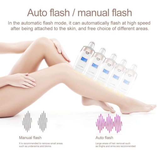 IPL Hair Removal Device - Full Body Cooling, Dual Mode, Permanent Home Hair Removal Device Intense Pulsed Light Device