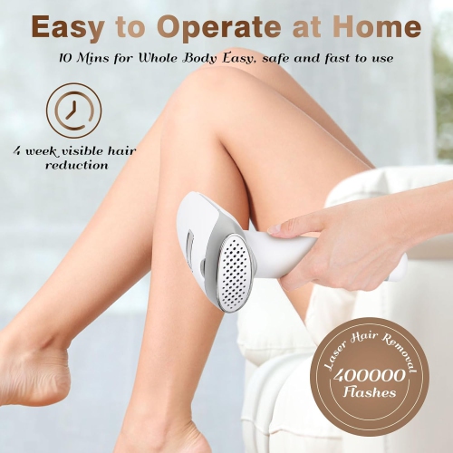 Laser Hair Removal for Women and Men, the permanent IPL Hair Removal device uses the latest rapid flash technology to remove hair from the face, legs